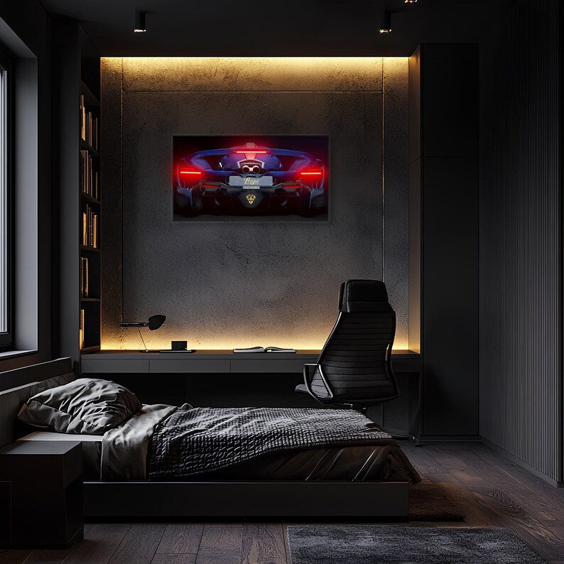 $1.3M Praga Bohema – Luxury Acrylic Neon Poster