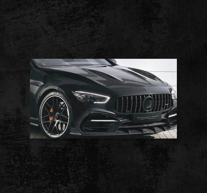 MERCEDES AMG-GT 63 S Neon Poster (White LED)